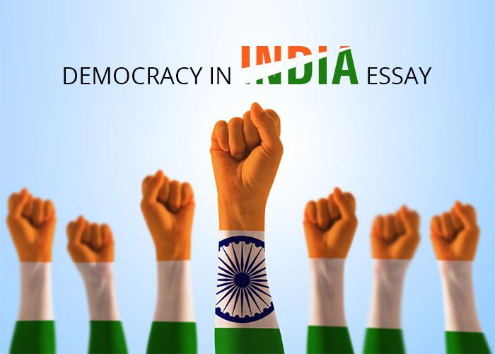 democracy in india essay in hindi