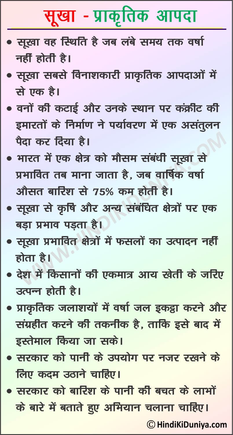 drought essay in hindi